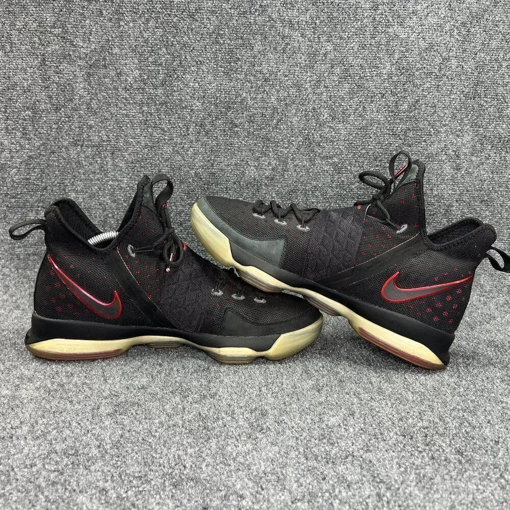Nike Lebron 14 Bread Men's Size 12 Black Red‎ Basketball Shoes